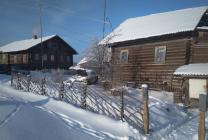 Деревня Корза зимой